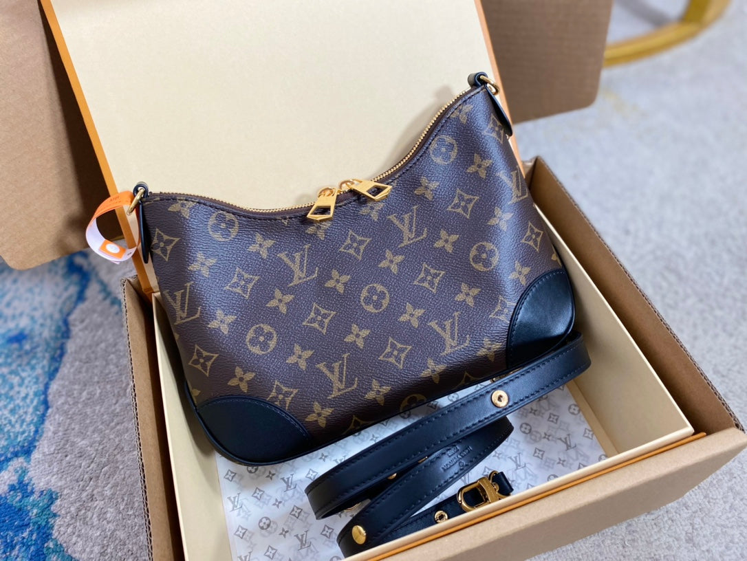 BOULOGNE 29 IN BROWN MONOGRAM CANVAS GOLD HARDWARE mysite