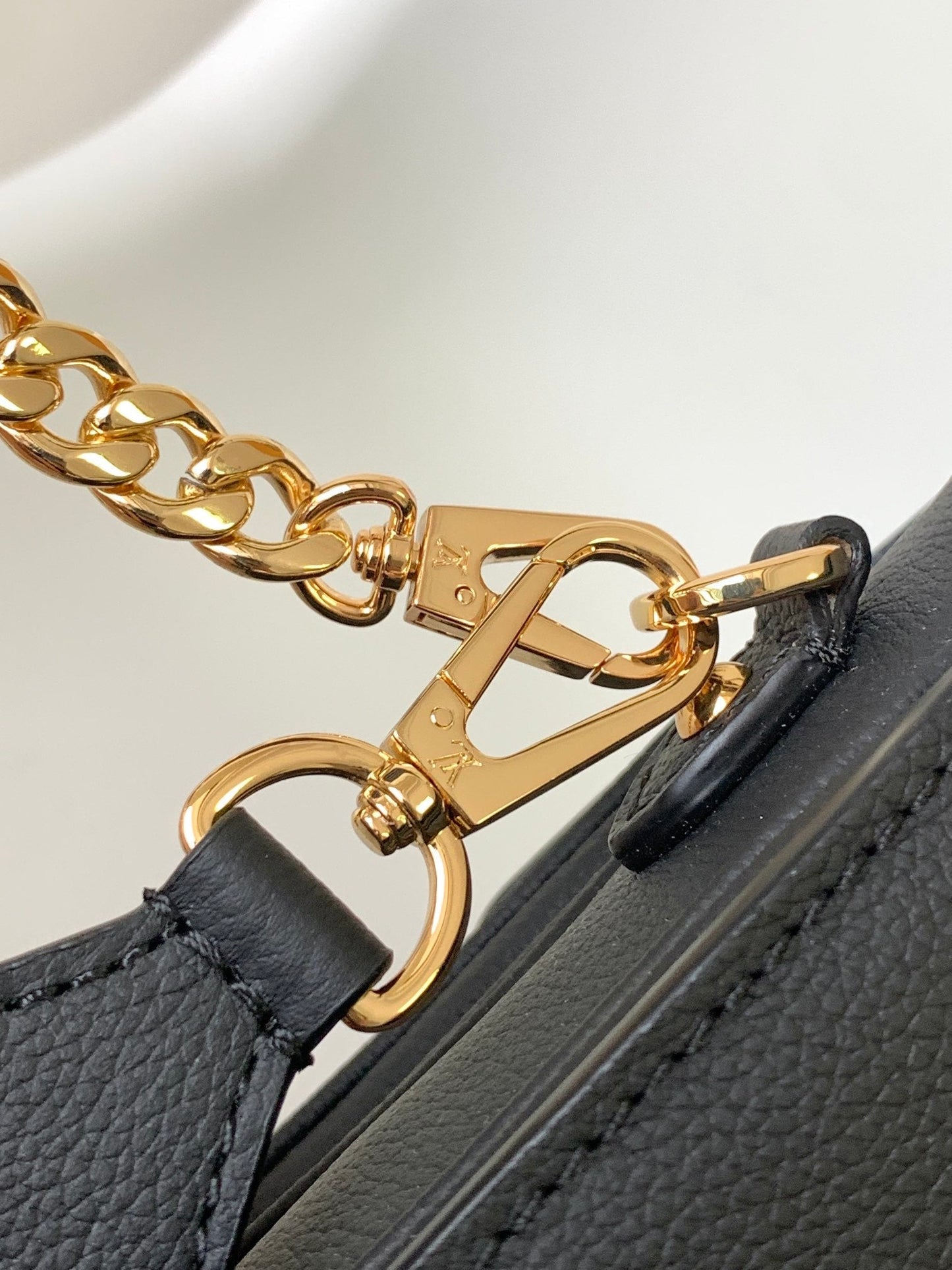 LV Oxford Handbag 22cm Black Grain Cowhide GHW mysite