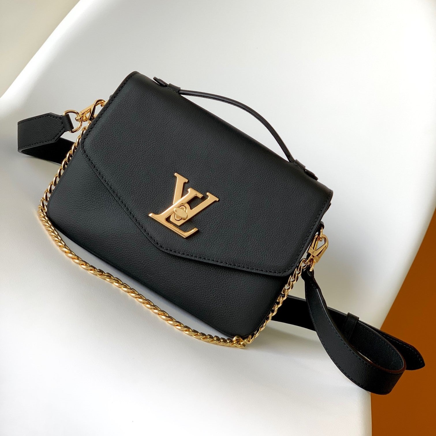LV Oxford Handbag 22cm Black Grain Cowhide GHW mysite