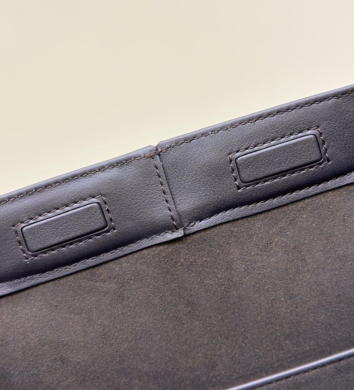 FENDI ORIGAMI MEDIUM 27 BROWN MIX BLACK FF JACQUARD FABRIC BAG mysite