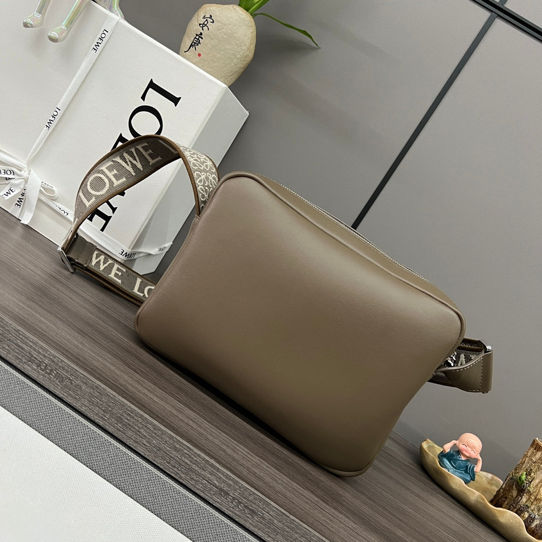 Loew Military Brown Leather Messager Bag mysite