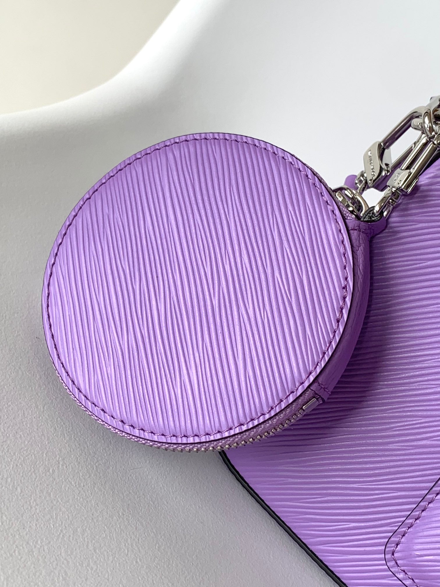 LV Marellini 19cm Purple Epi Grain Cowhide Metal HW mysite