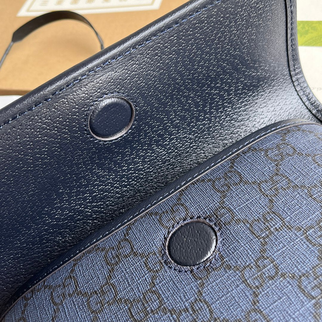 Gucci Waist Bag Blue Canvas 239996 mysite