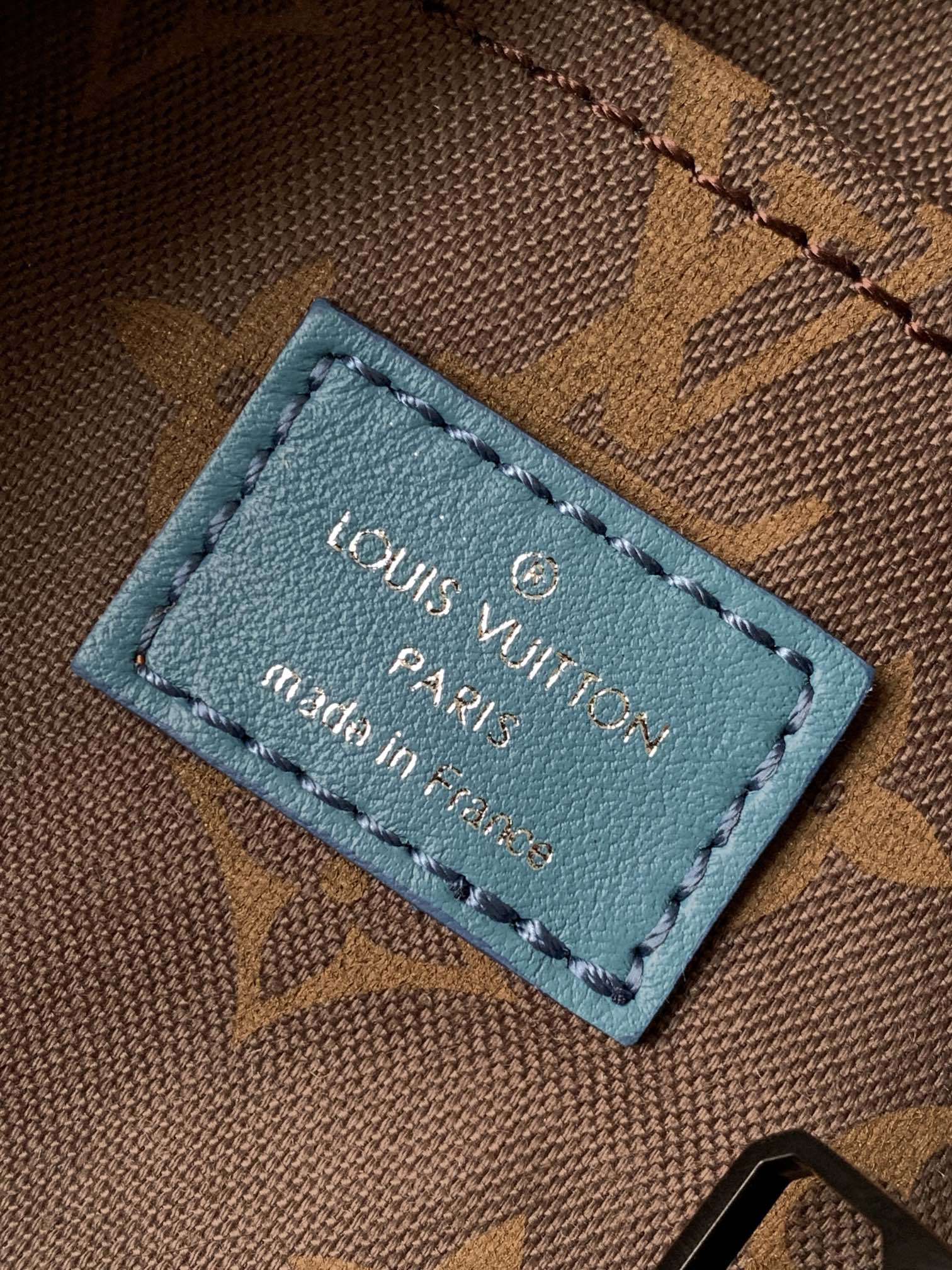 LV 21s Keepall Bandoulière 25 Blue Monogram Canvas & Cowhide mysite