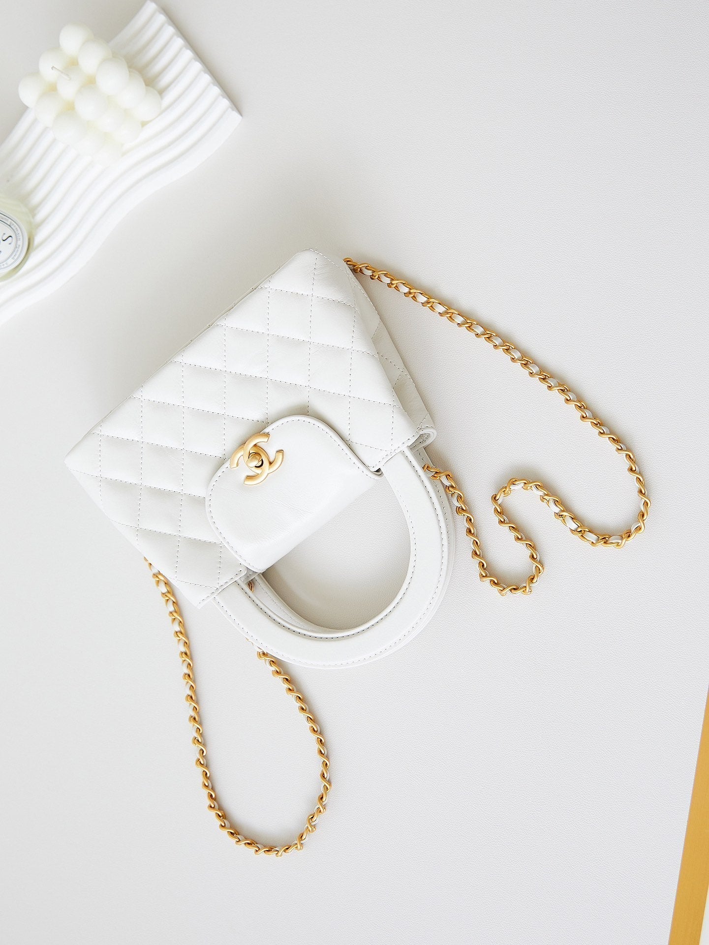 cc 24a nano 19cm kelly shopper bag white lambskin mysite