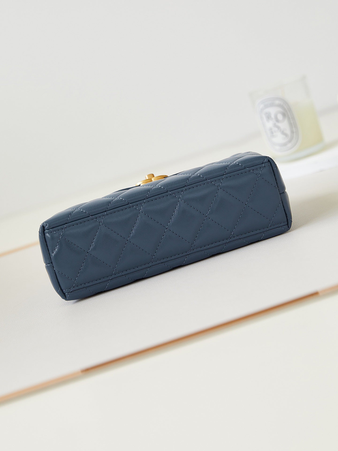 cc 24a nano 19cm kelly shopper bag steel blue lambskin mysite