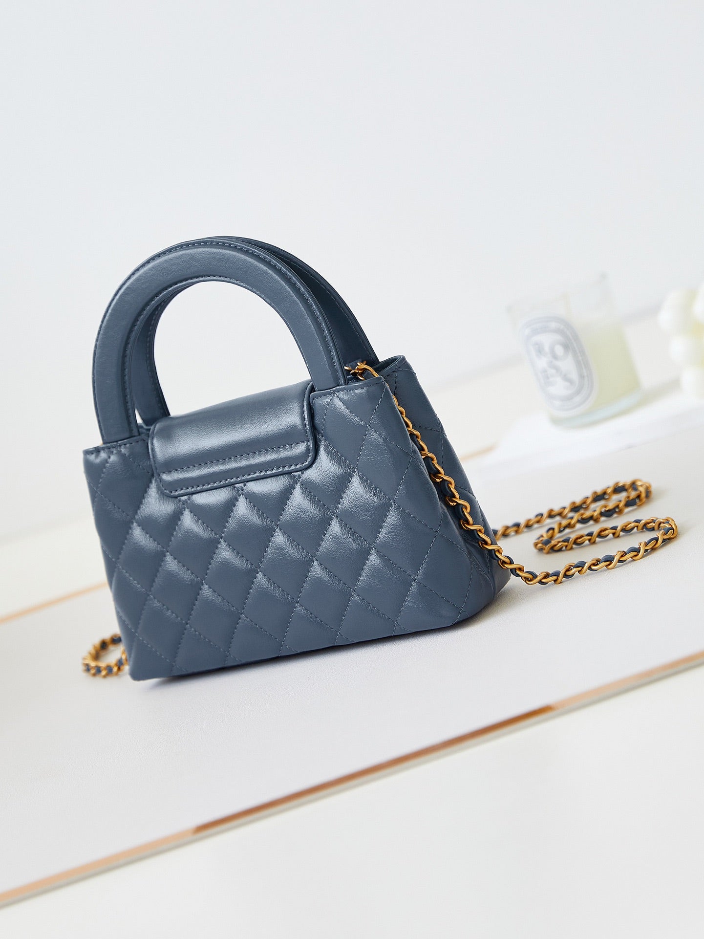 cc 24a nano 19cm kelly shopper bag steel blue lambskin mysite