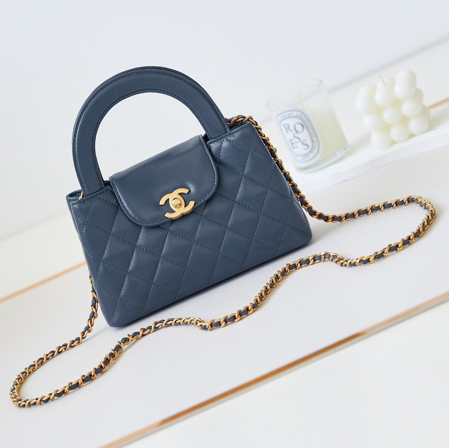 cc 24a nano 19cm kelly shopper bag steel blue lambskin mysite