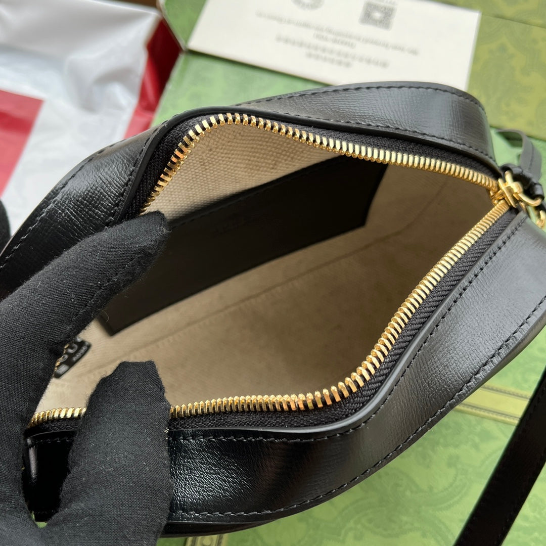 Gucci Horsebit 1995 Small Bag Black Leather 240124 mysite