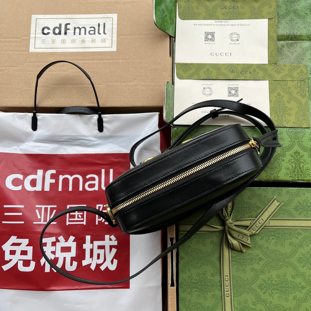 Gucci Horsebit 1995 Small Bag Black Leather 240124 mysite