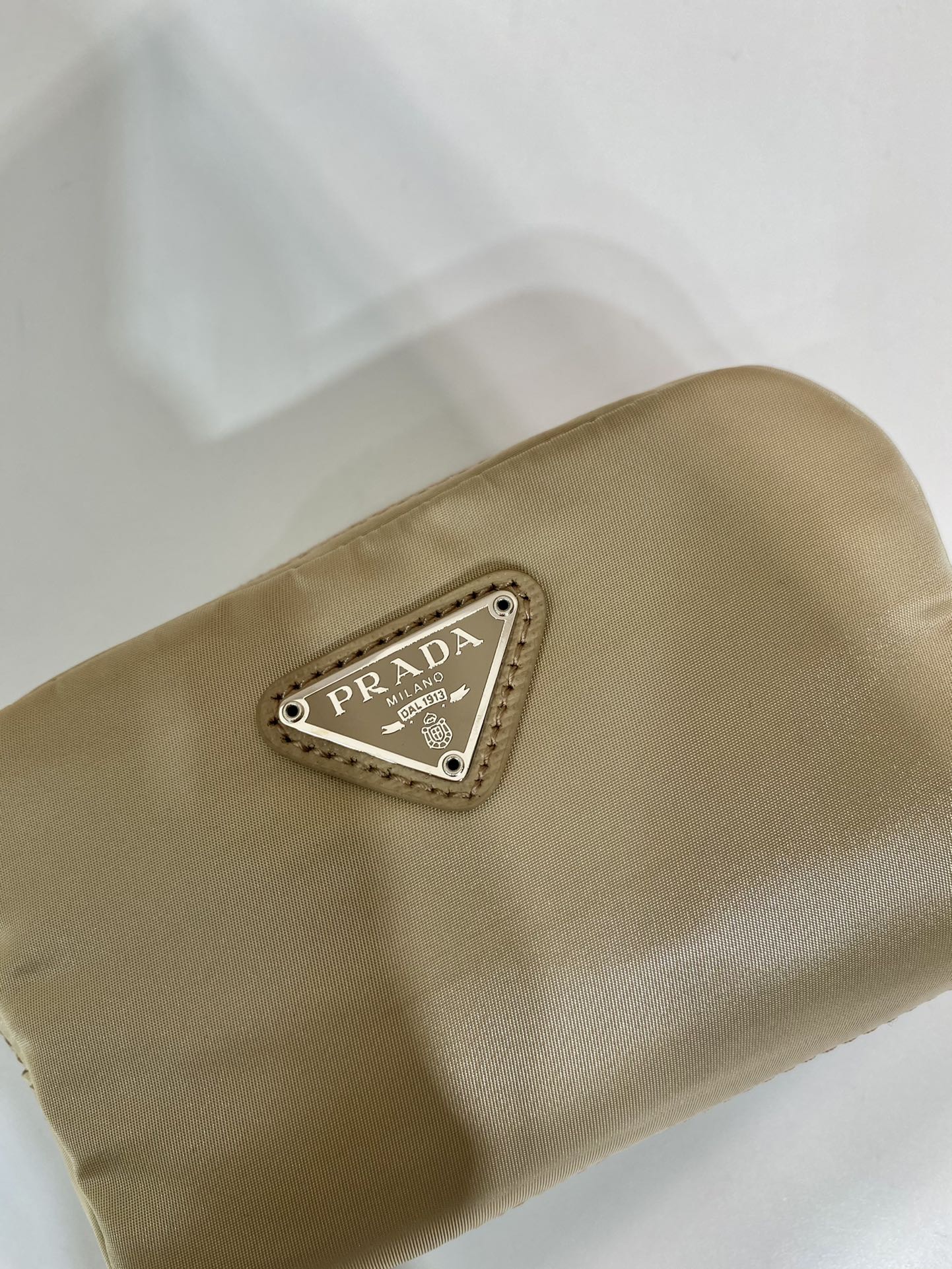 PRA CLUTCH 12 IN TAN BROWN RE-NYLON mysite