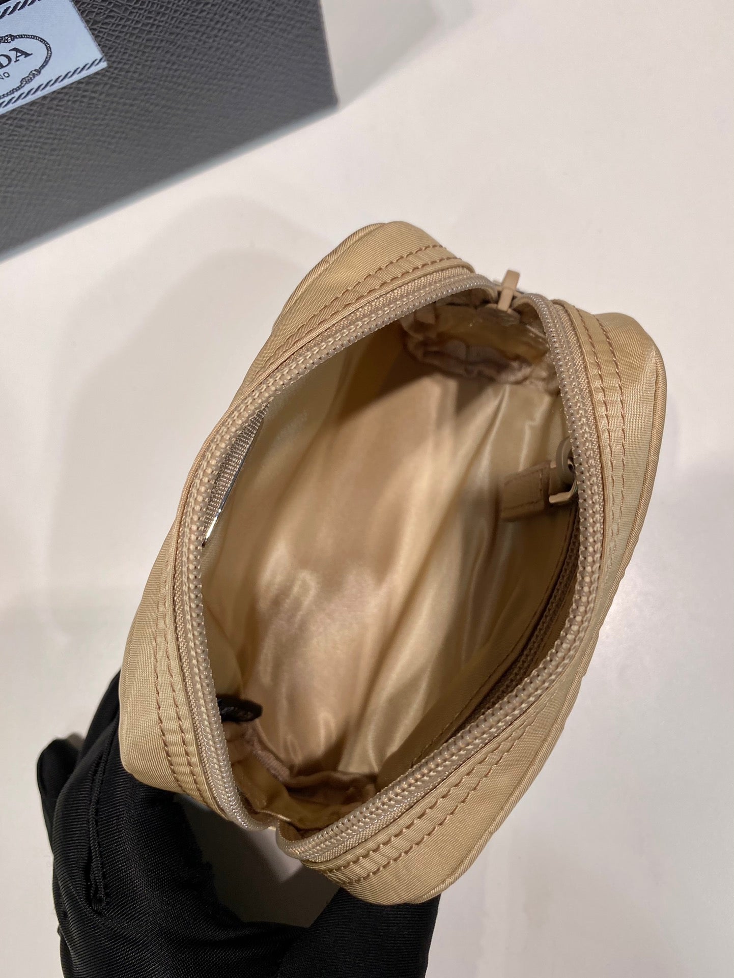 PRA CLUTCH 12 IN TAN BROWN RE-NYLON mysite