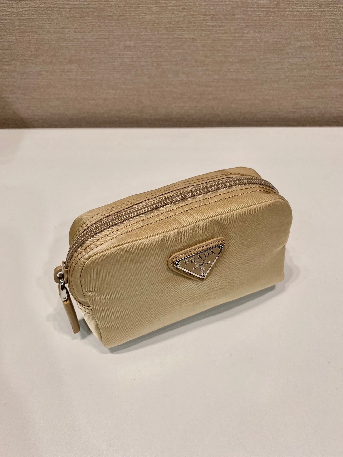 PRA CLUTCH 12 IN TAN BROWN RE-NYLON mysite