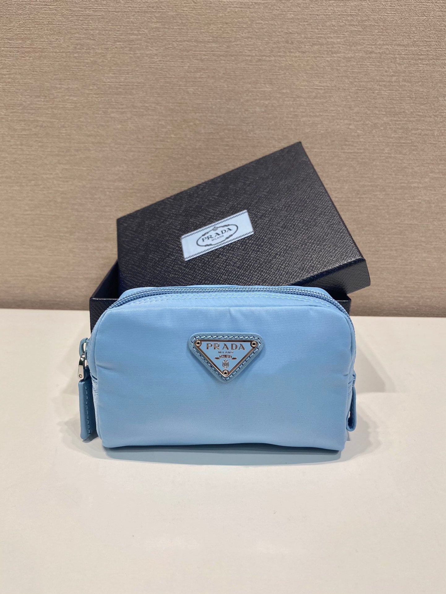 PRA CLUTCH 12 IN CERULEAN BLUE RE-NYLON mysite
