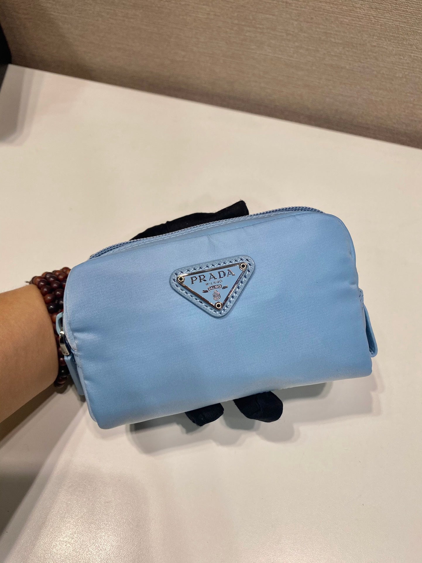 PRA CLUTCH 12 IN CERULEAN BLUE RE-NYLON mysite