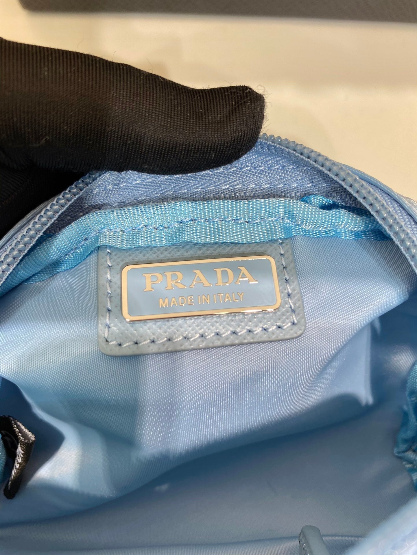 PRA CLUTCH 12 IN CERULEAN BLUE RE-NYLON mysite