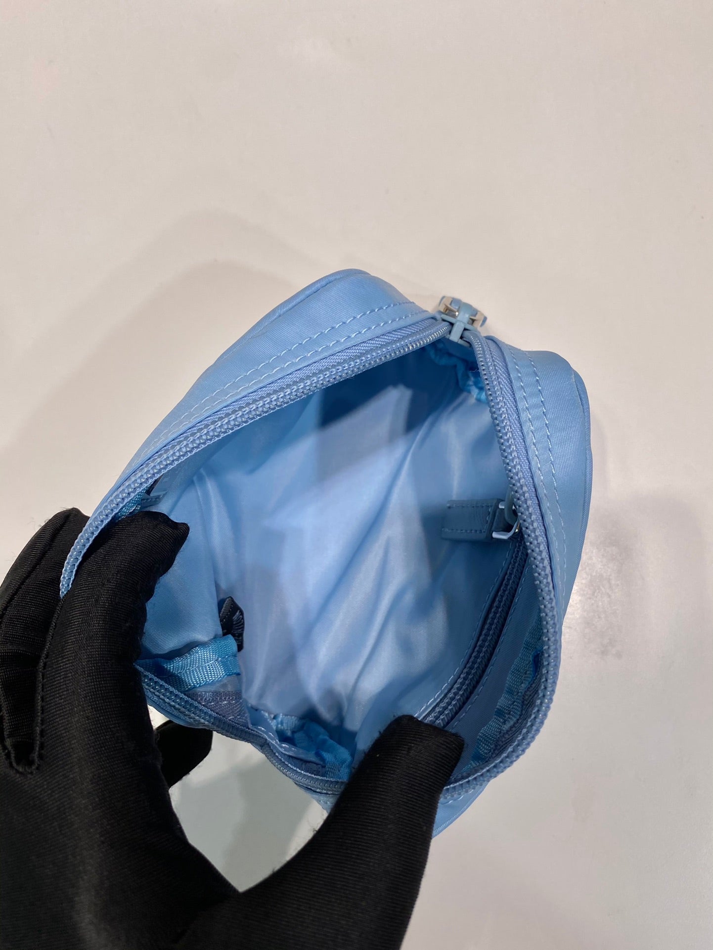 PRA CLUTCH 12 IN CERULEAN BLUE RE-NYLON mysite