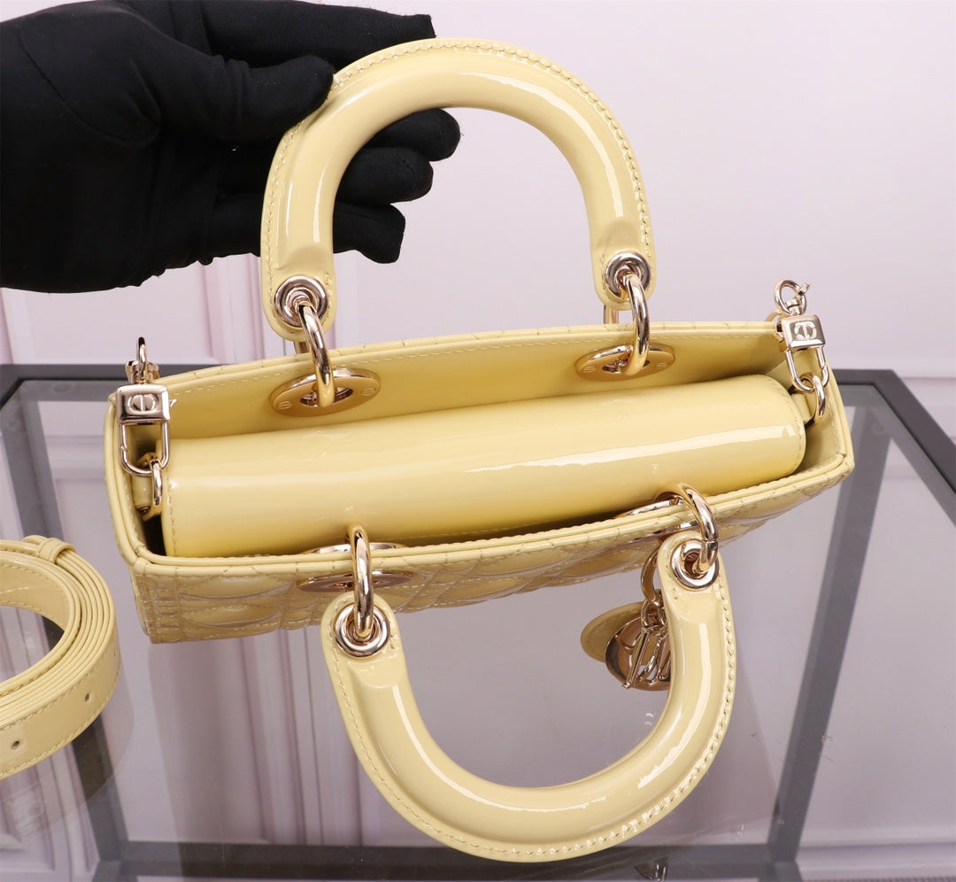 SMALL LADY D-JOY 22 YELLOW LAMBSKIN mysite