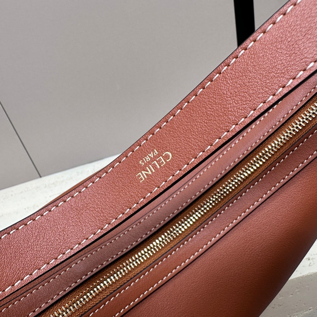 MEDIUM 30 HELOÏSE BAG CUIR TRIOMPHE IN BRONZE BROWN SUPPLE CALFSKIN mysite