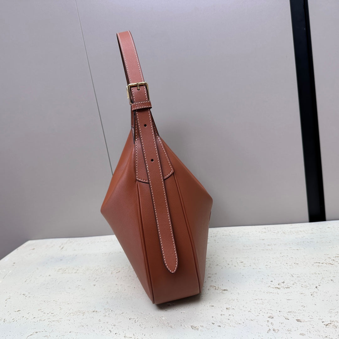 MEDIUM 30 HELOÏSE BAG CUIR TRIOMPHE IN BRONZE BROWN SUPPLE CALFSKIN mysite