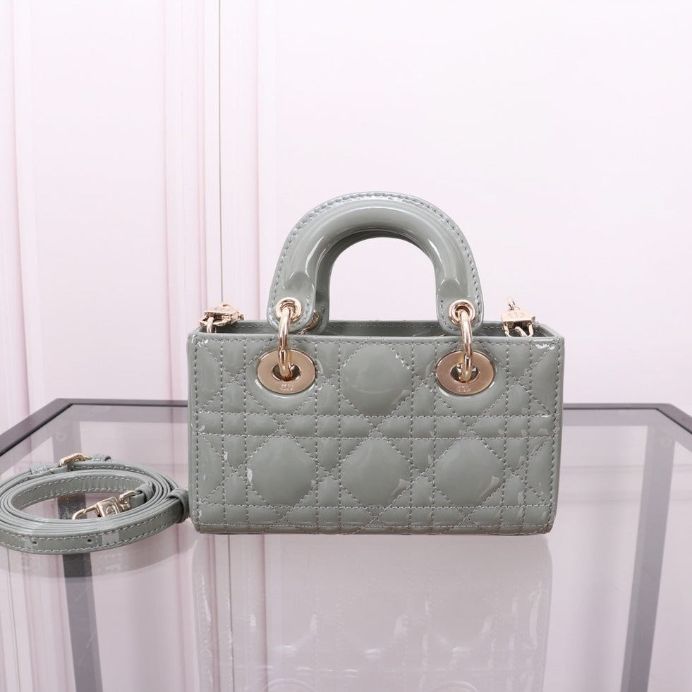 MICRO LADY D-JOY 16.5  ROCK GRAY LAMBSKIN mysite