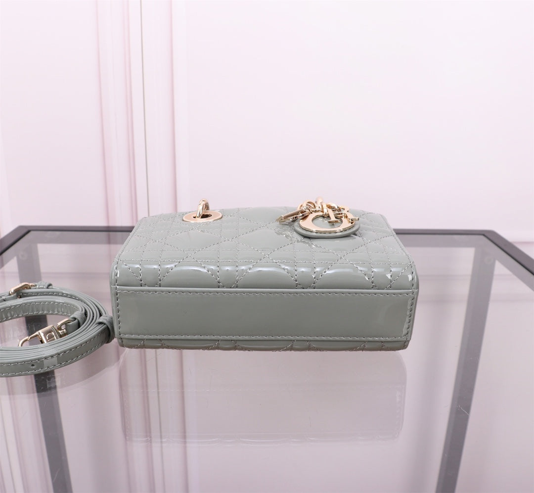 MICRO LADY D-JOY 16.5  ROCK GRAY LAMBSKIN mysite