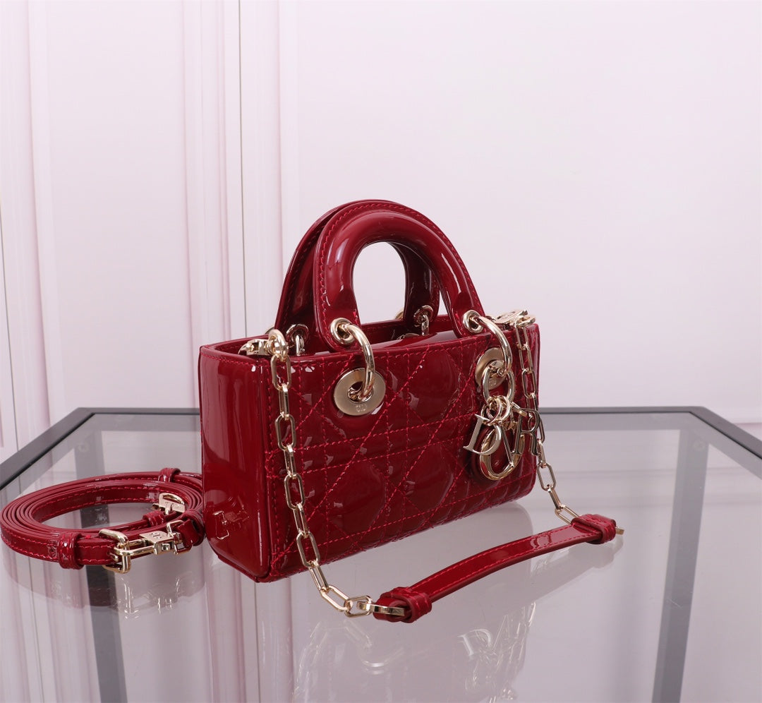 MICRO LADY D-JOY 16.5 RED PATENT LAMBSKIN mysite
