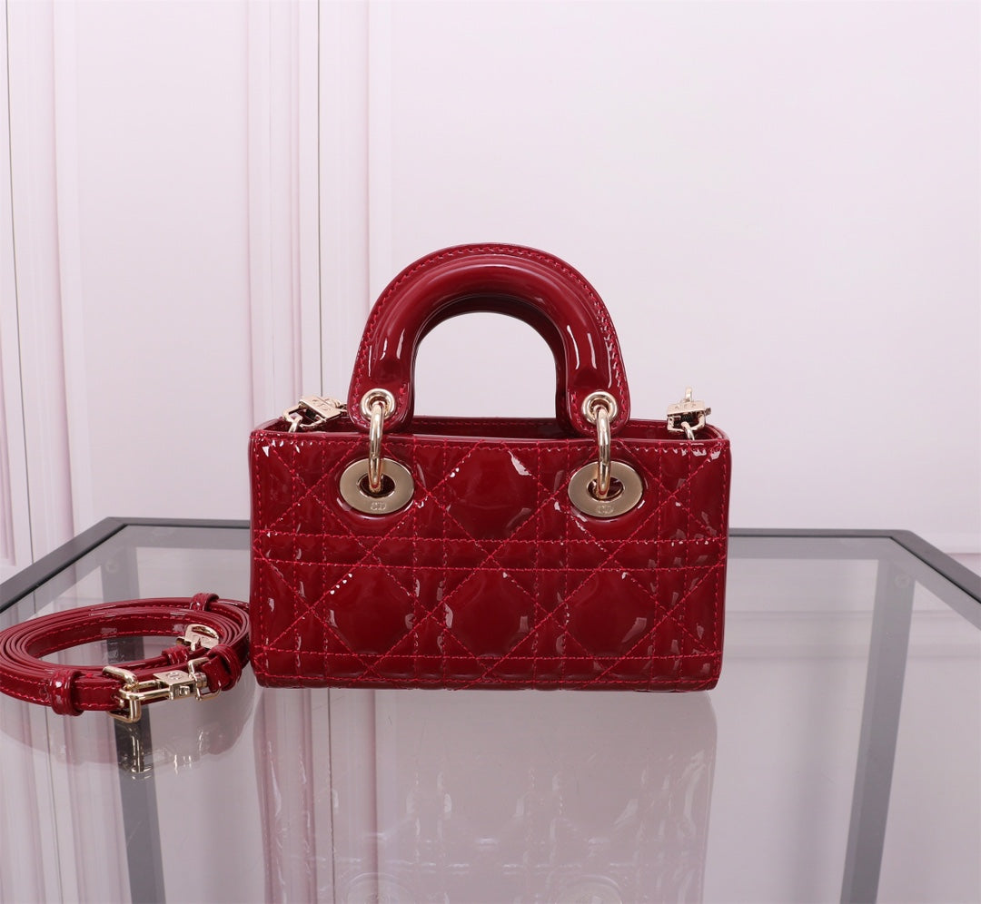 MICRO LADY D-JOY 16.5 RED PATENT LAMBSKIN mysite
