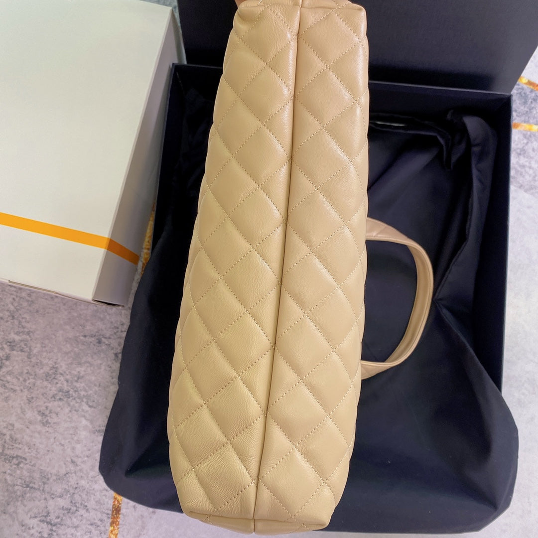 ICARE MAXI 58 SHOPPING BAG BEIGE QUILTED LAMBSKIN mysite
