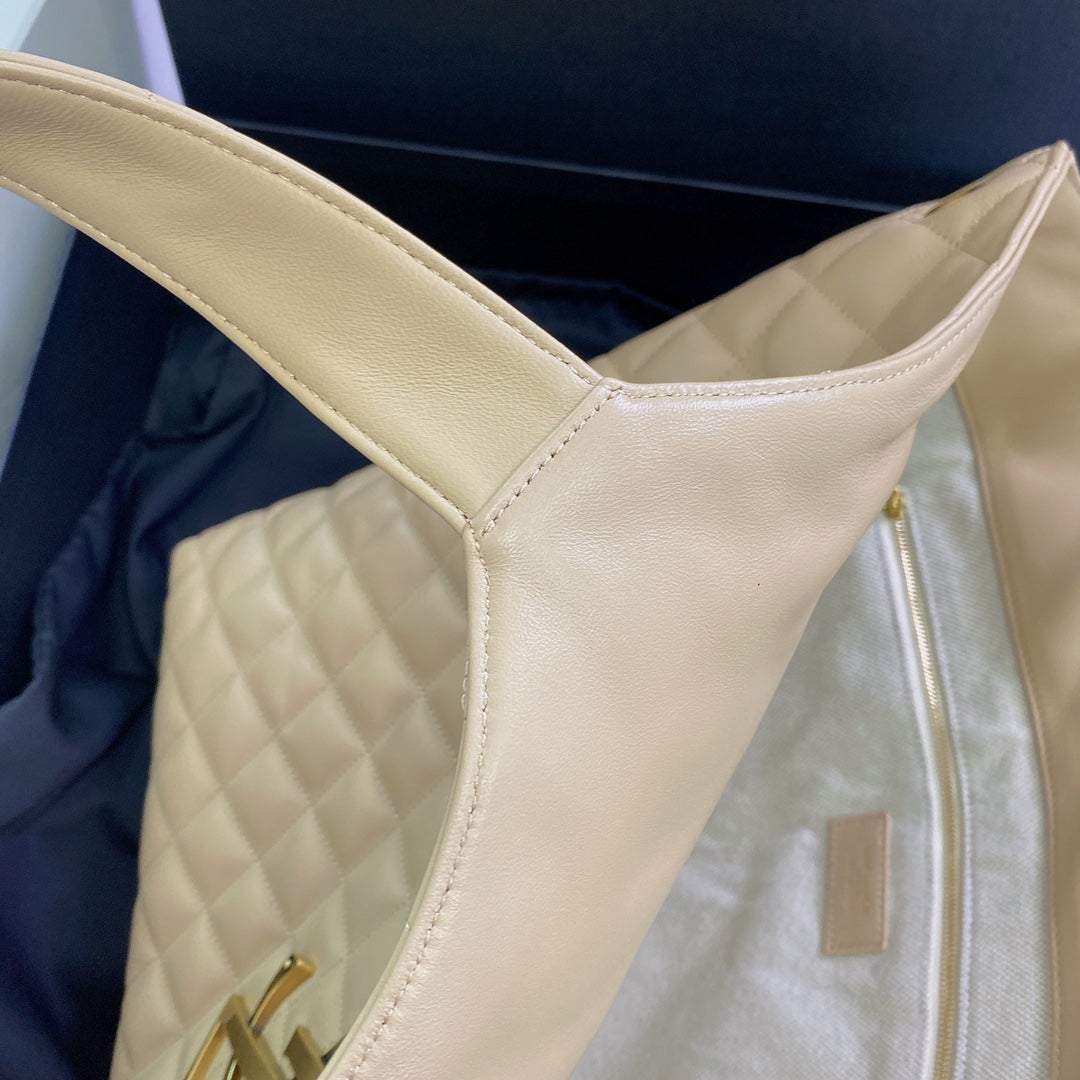 ICARE MAXI 58 SHOPPING BAG BEIGE QUILTED LAMBSKIN mysite