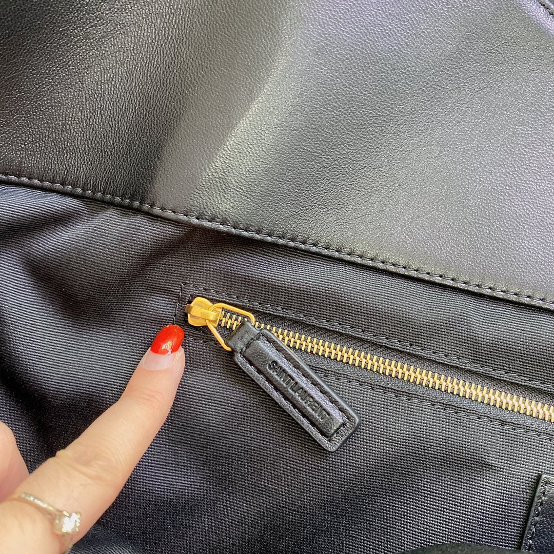 ICARE MAXI 58 SHOPPING BAG BLACK QUILTED LAMBSKIN mysite