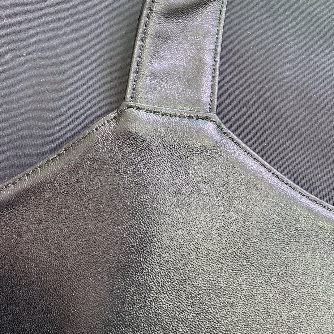 ICARE MAXI 58 SHOPPING BAG BLACK QUILTED LAMBSKIN mysite