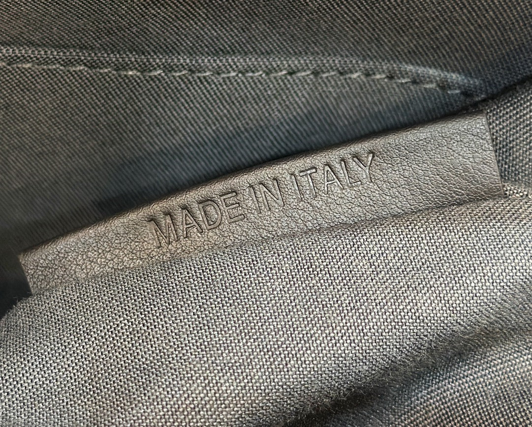 FENDI 27 BAG IN BROWN MIX BLACK JACQUARD FABRIC WITH CALFSKIN mysite