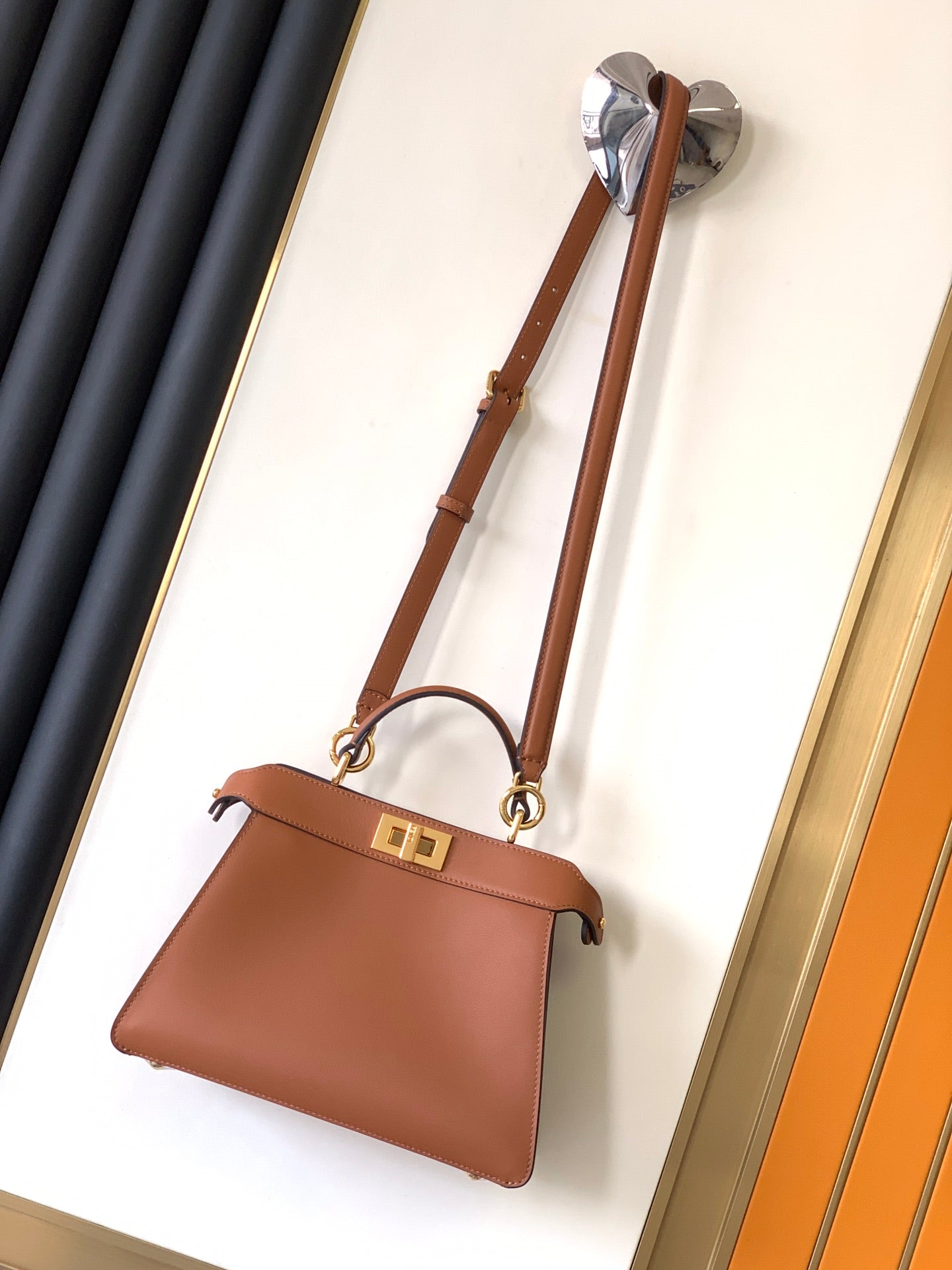 Peekaboo ISeeU Small 27cm Bag gold lambskin gold hardware mysite