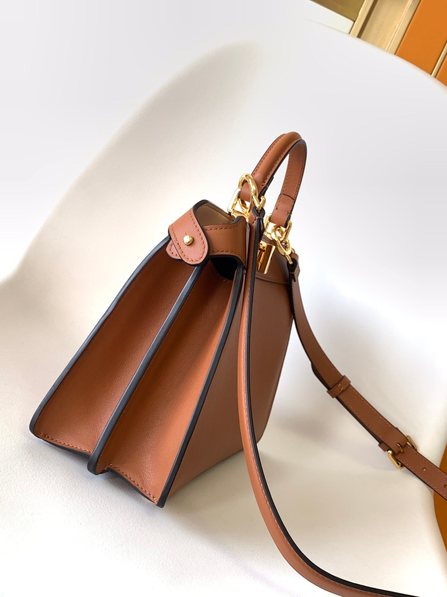 Peekaboo ISeeU Small 27cm Bag gold lambskin gold hardware mysite