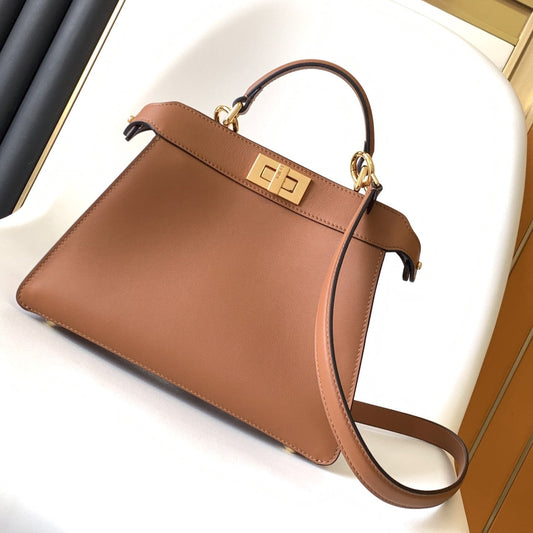 Peekaboo ISeeU Small 27cm Bag gold lambskin gold hardware mysite