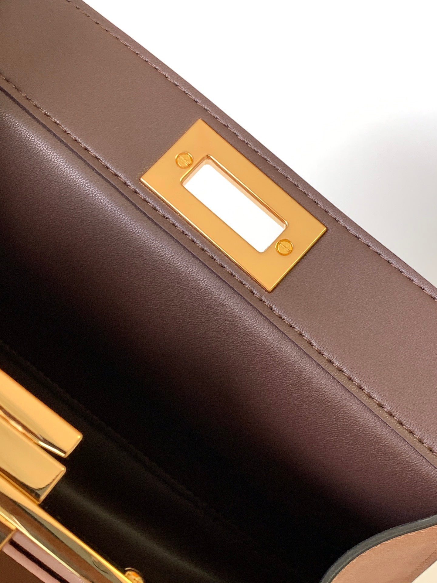 Peekaboo ISeeU Small 27cm Bag gold lambskin gold hardware mysite