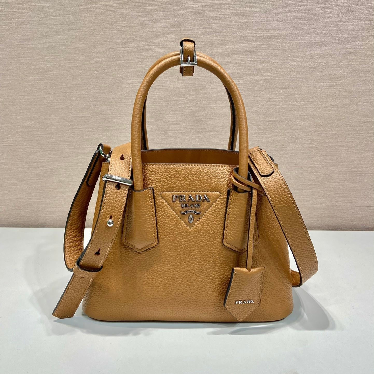 SHOPPING BAG 25 IN GINGER BROWN DEERSKIN mysite