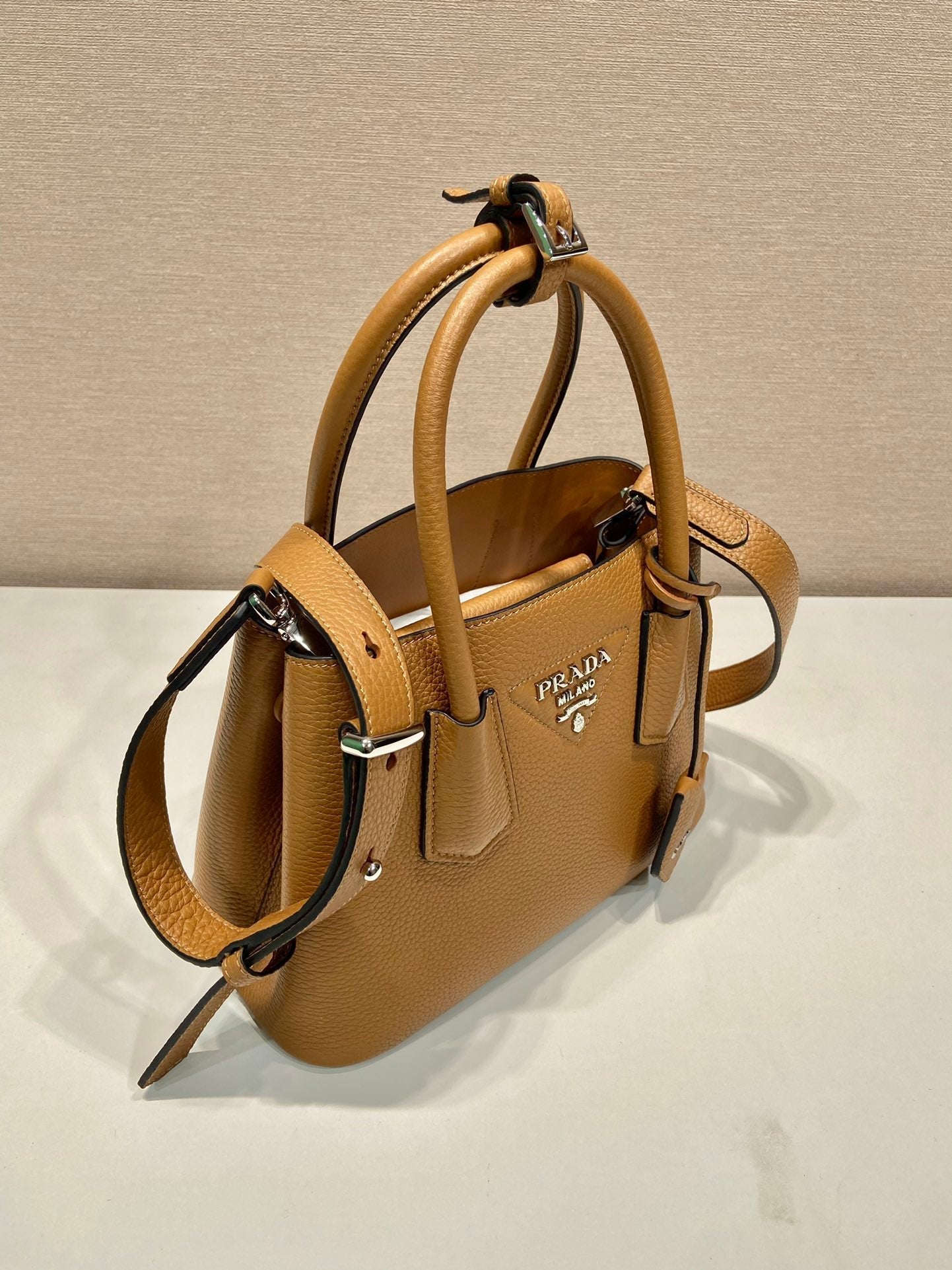 SHOPPING BAG 25 IN GINGER BROWN DEERSKIN mysite