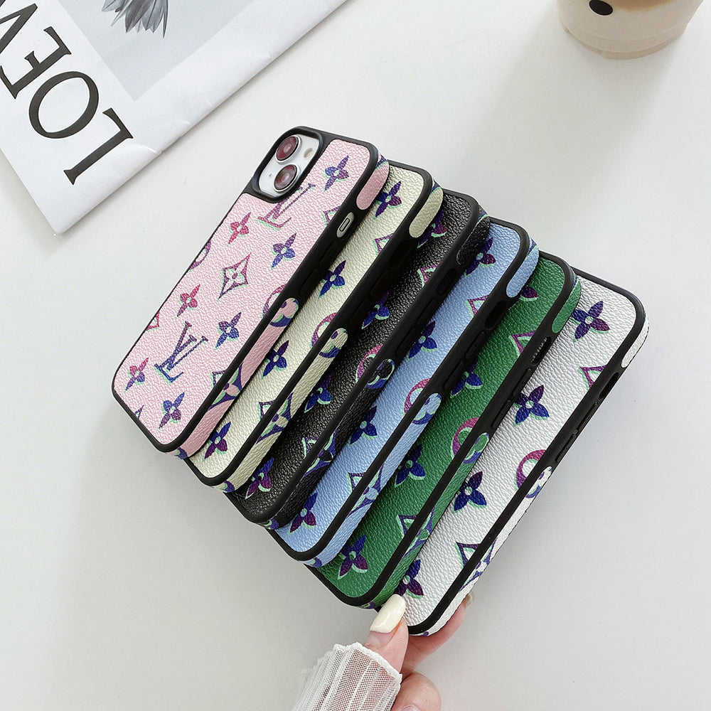 Lou Color Leather iPhone Case mysite