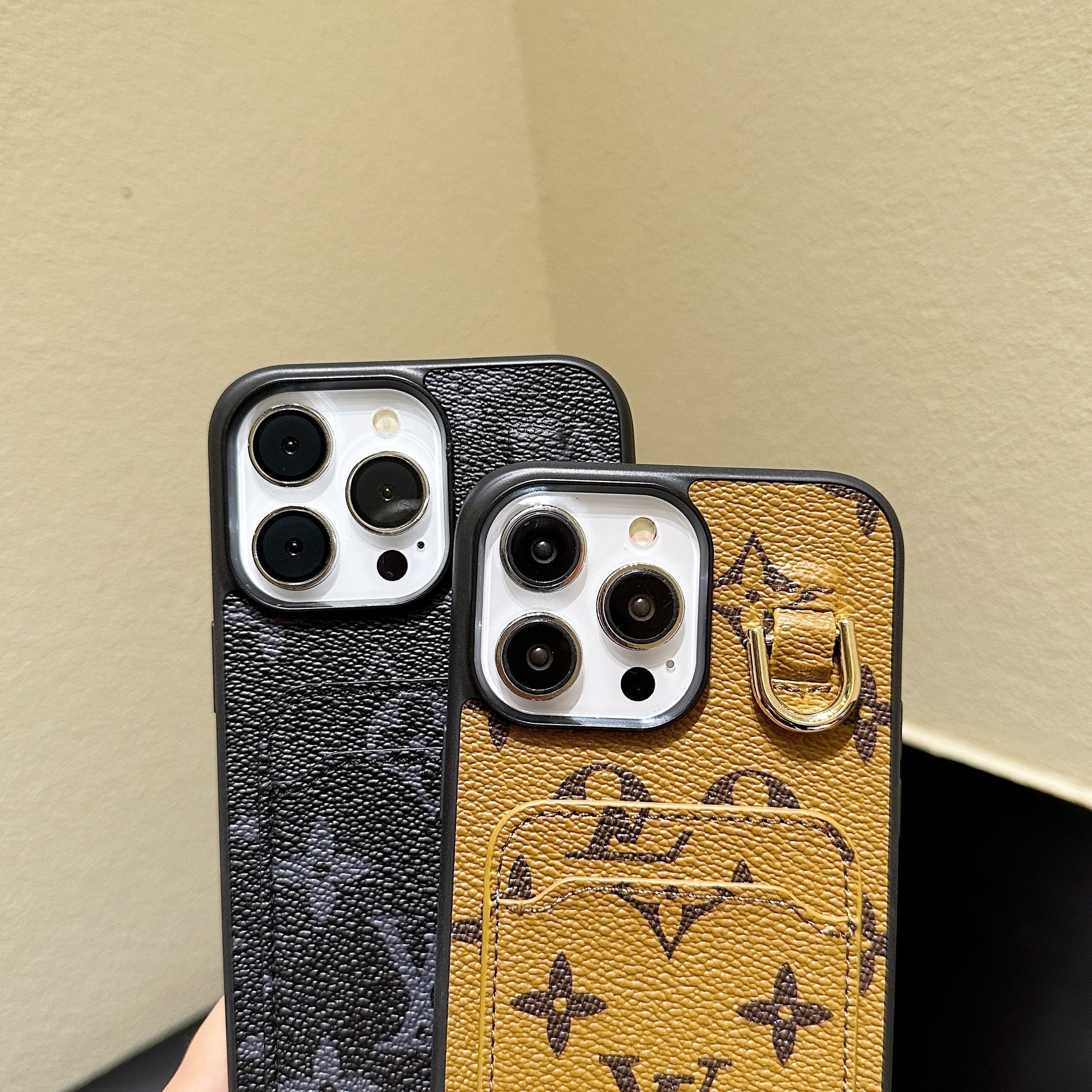 Lou Card Holder Leather iPhone Case mysite