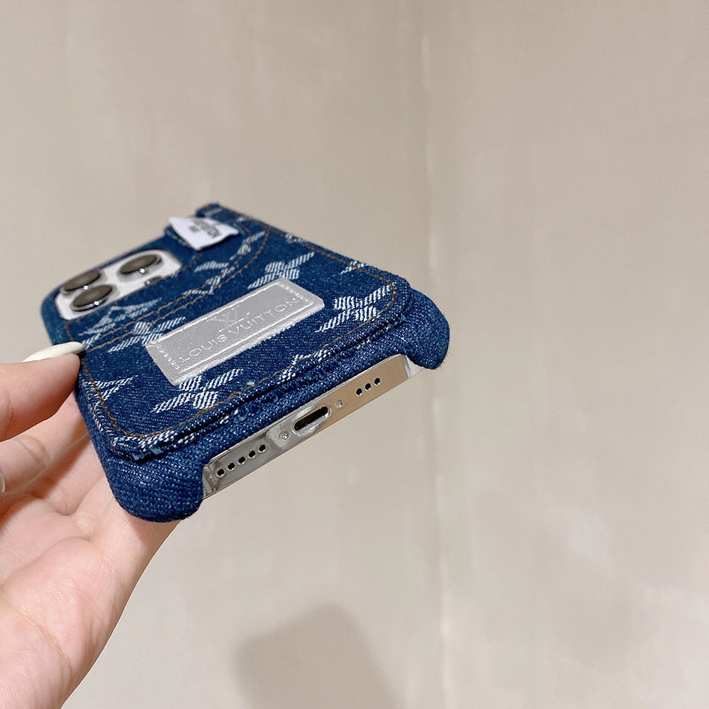 Lou Jeans Pattern iPhone Case mysite
