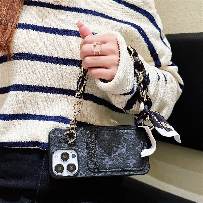 Lou Card Holder Scarves iPhone Case mysite