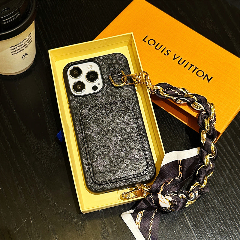 Lou Card Holder Scarves iPhone Case mysite