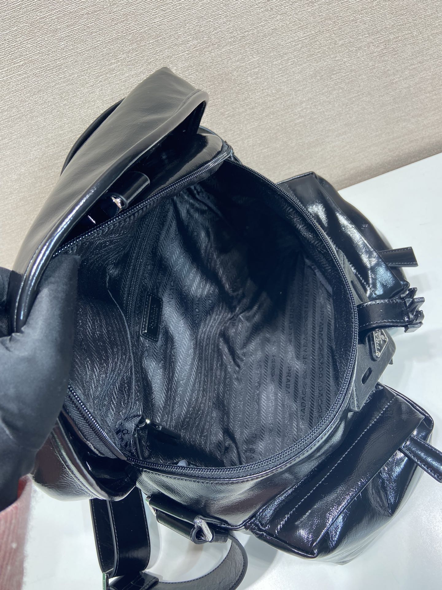 CROSSBODY BAG 29 IN BLACK OIL WAX LAMBSKIN mysite