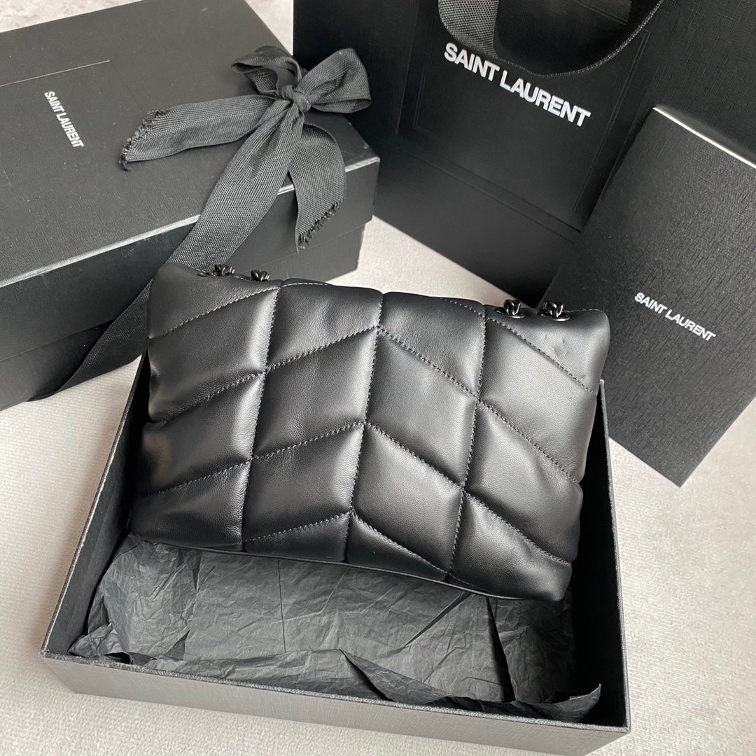 LOULOU MINI 23 ALL BLACK QUILTED LEATHER mysite