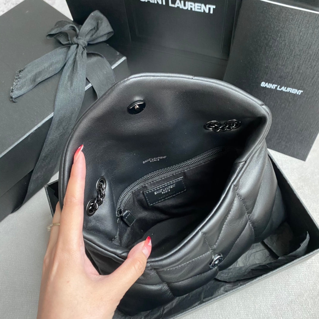 LOULOU MINI 23 ALL BLACK QUILTED LEATHER mysite