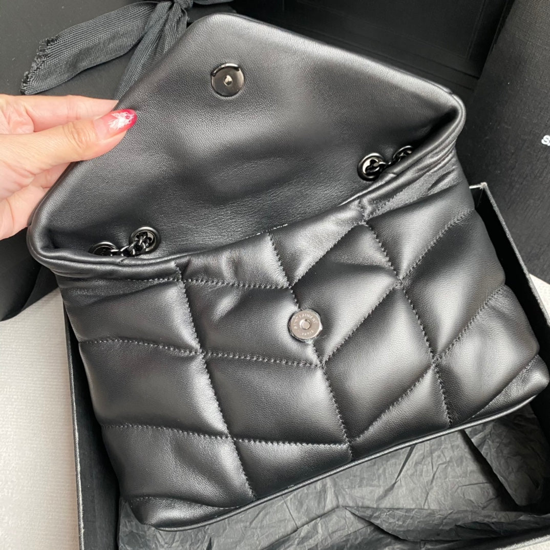 LOULOU MINI 23 ALL BLACK QUILTED LEATHER mysite