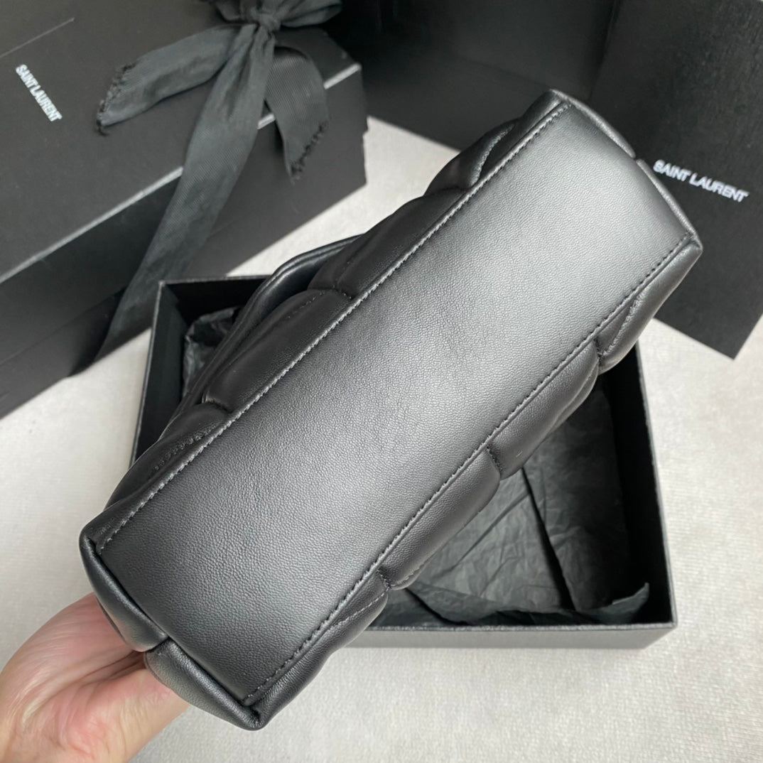 LOULOU MINI 23 ALL BLACK QUILTED LEATHER mysite