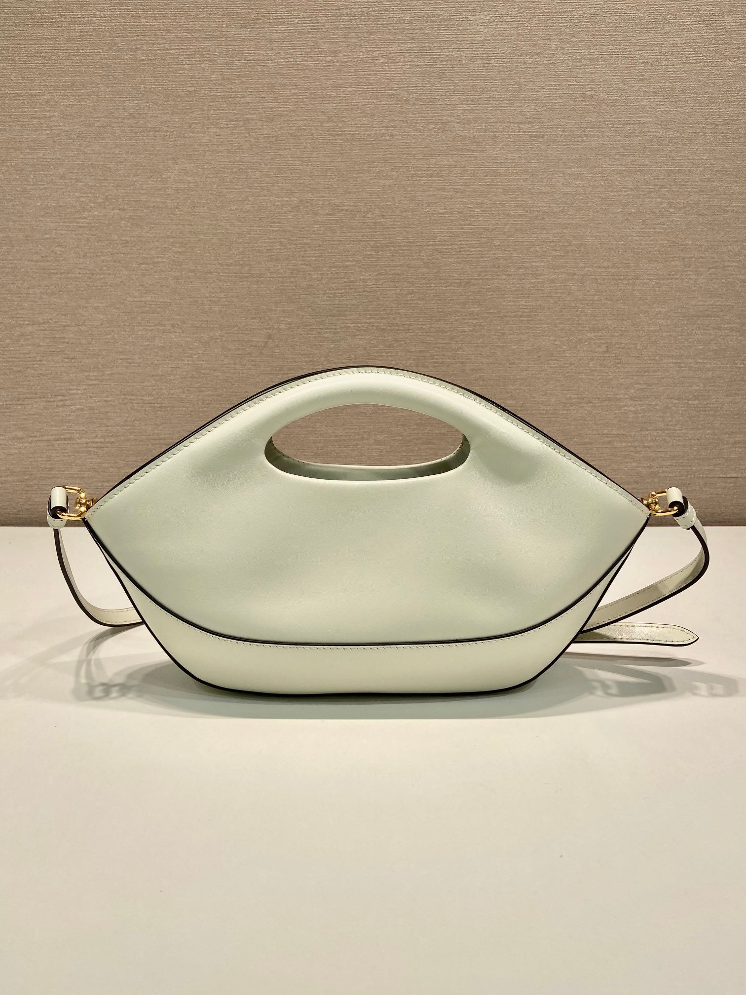 DUMPLING BAG 30 IN WHTE CALFSKIN mysite